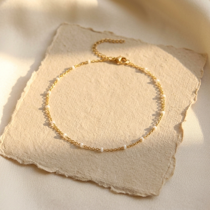 Augusta Pearl Anklet