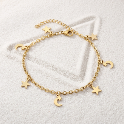 Amélie Celestial Gold Anklet