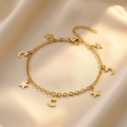 Amélie Celestial Gold Anklet