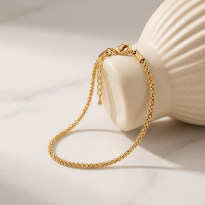 Louise Gold Link Anklet