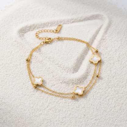 Marguerite Clover Anklet