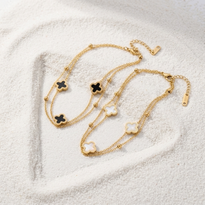 Marguerite Clover Anklet