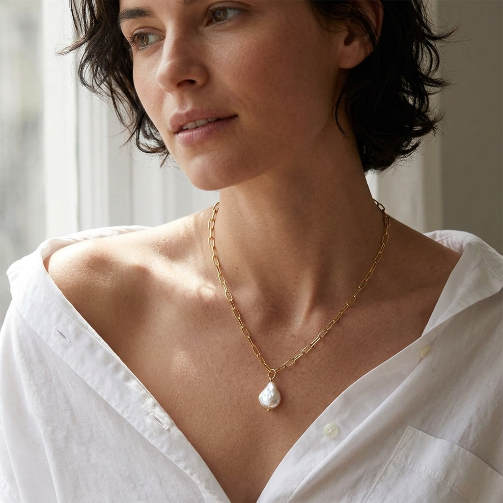 Georgiana Pearl Radiance Necklace
