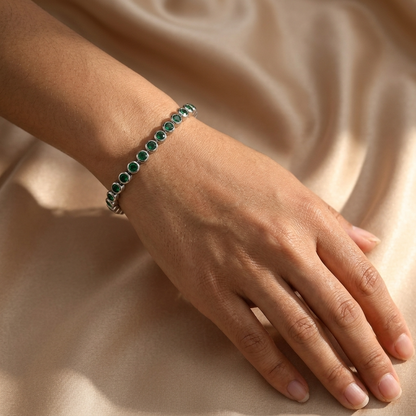 Elizabeth Emerald Radiance Bracelet