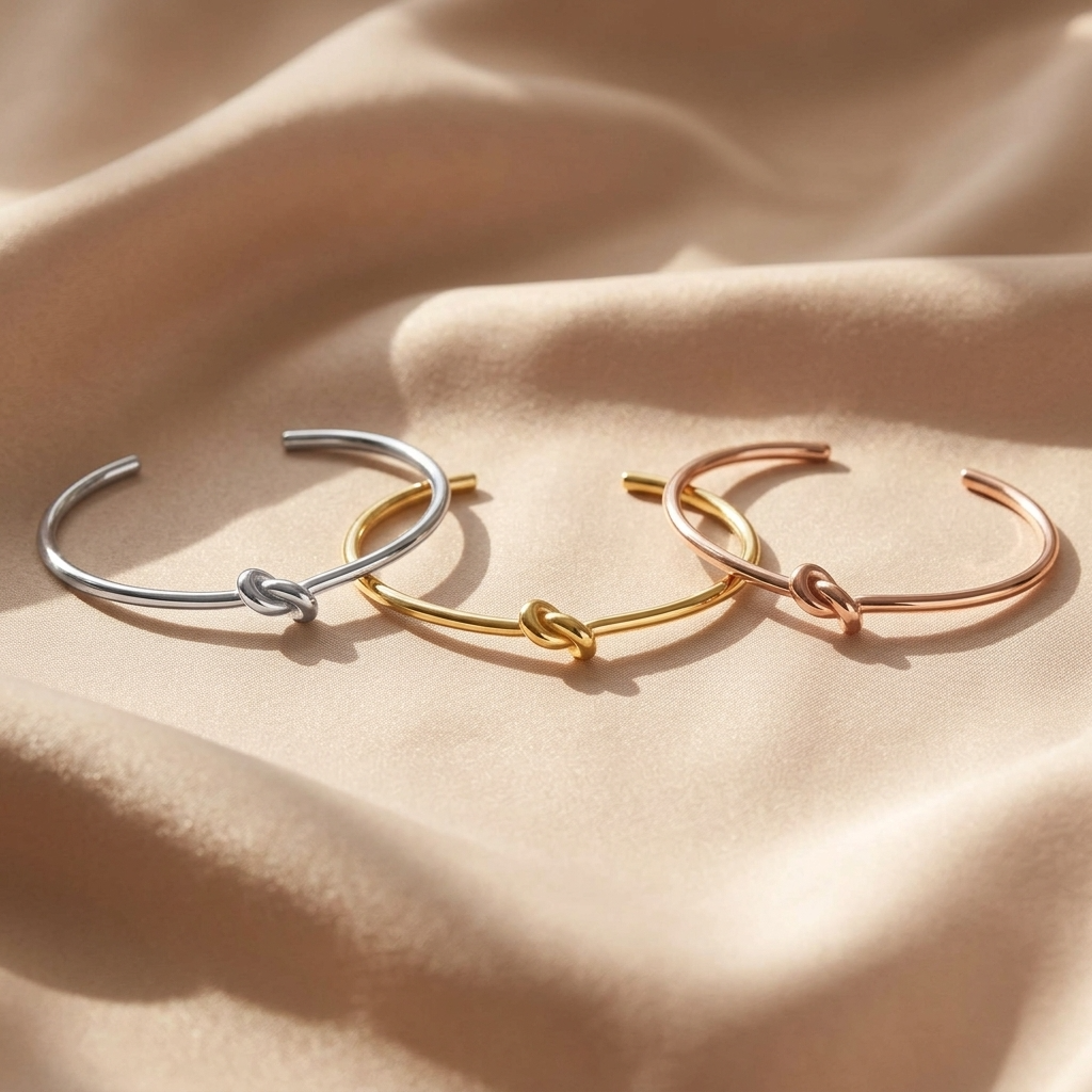 Xanthe Knot Cuff Bracelet