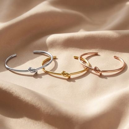 Xanthe Knot Cuff Bracelet