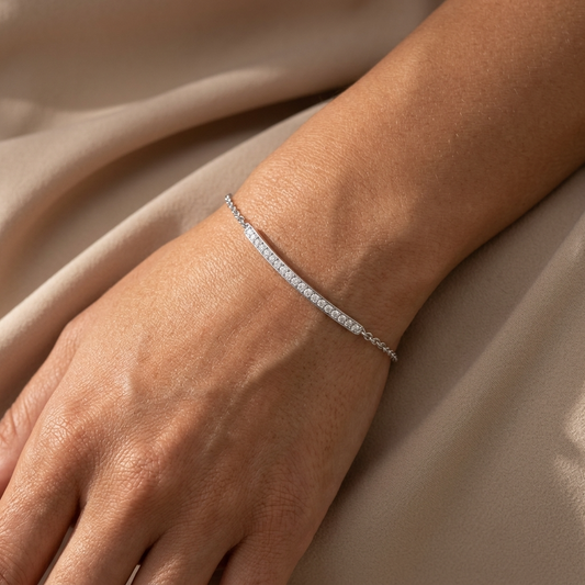 Alexandra Crystal Bar Bracelet
