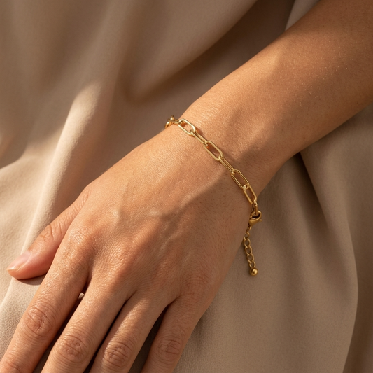 Anne Paperclip Chain Bracelet