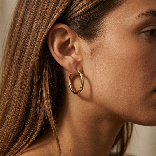 Charlotte Grand Hoop Earrings