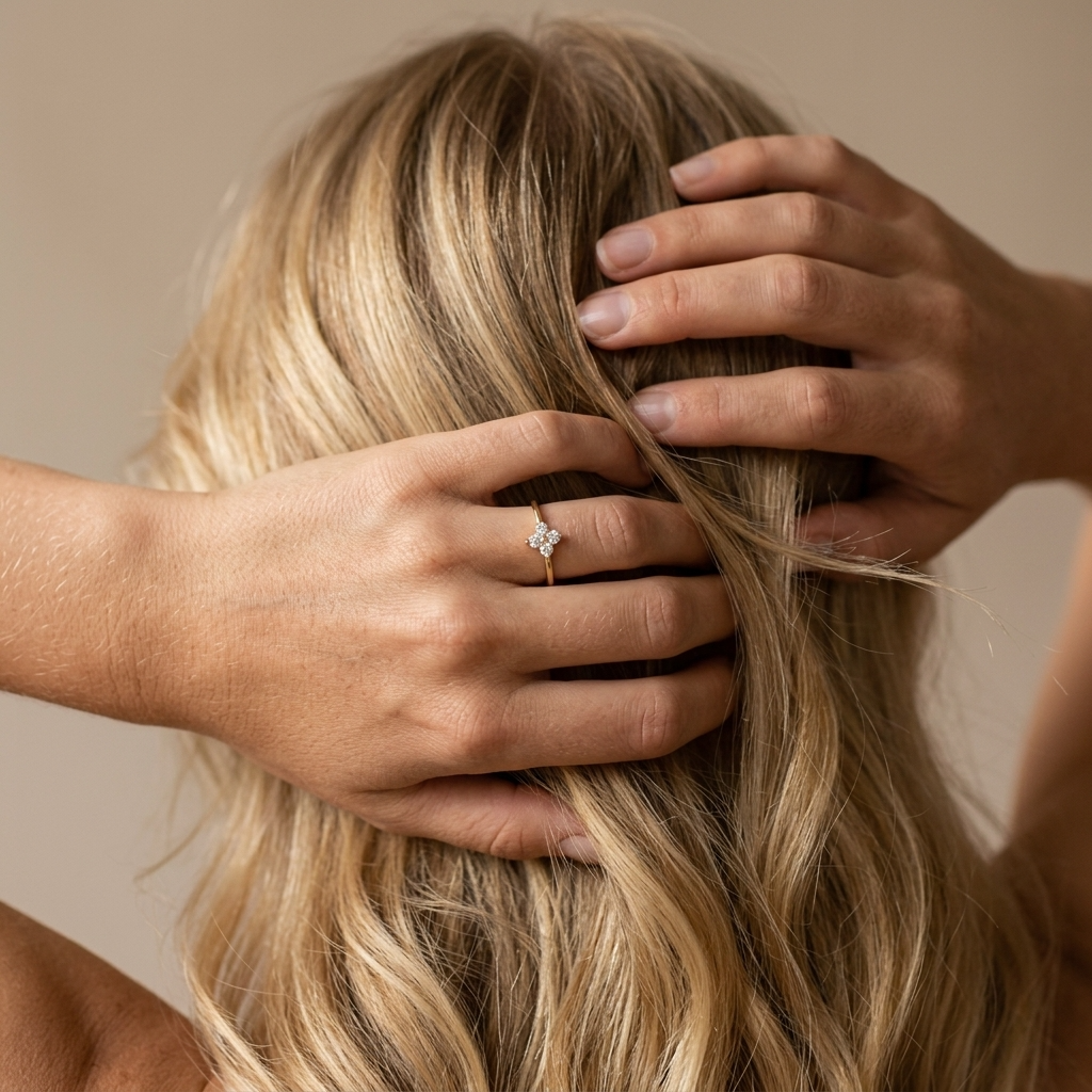 Matilda Crystal Flower Ring