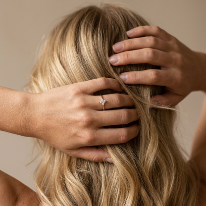 Matilda Crystal Flower Ring