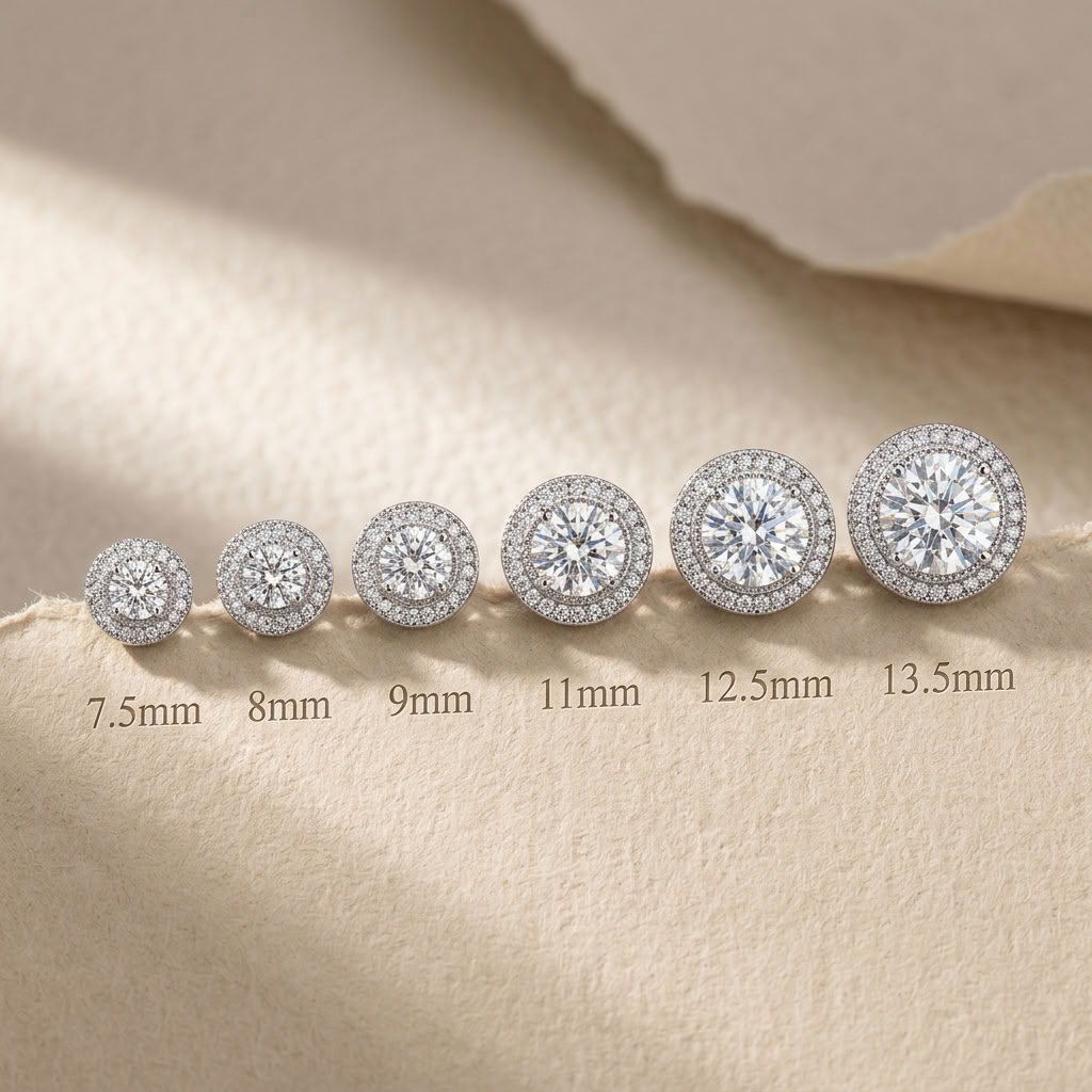 Clementine Halo Earring