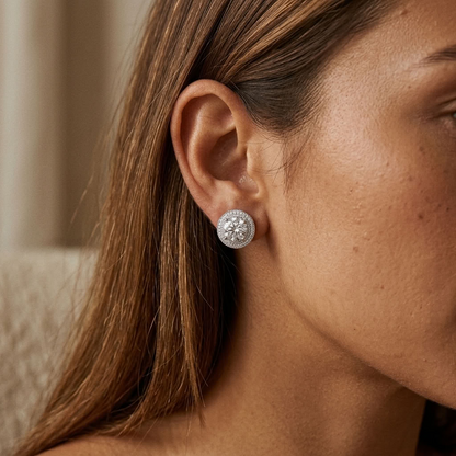 Clementine Halo Earring