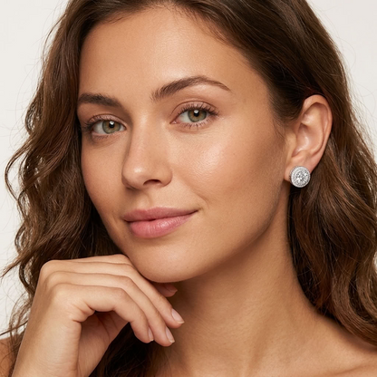 Clementine Halo Earring