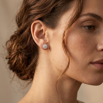 Clementine Halo Earring