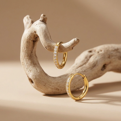 Alexandra Eternity Hoop Earrings