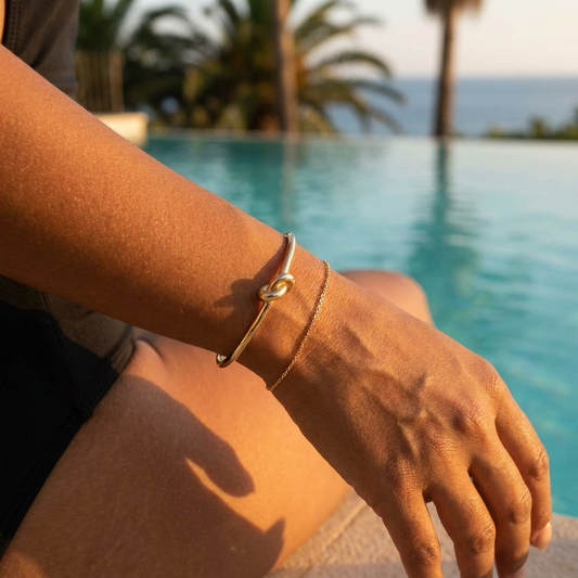 Xanthe Knot Cuff