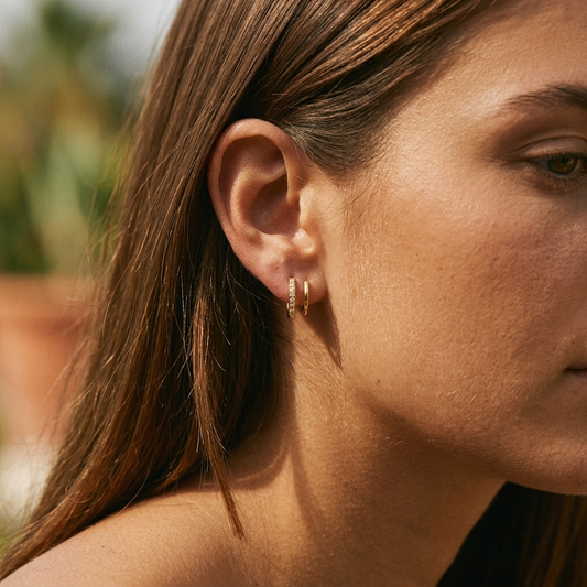 Josephine Gold & Crystal Claw Earrings