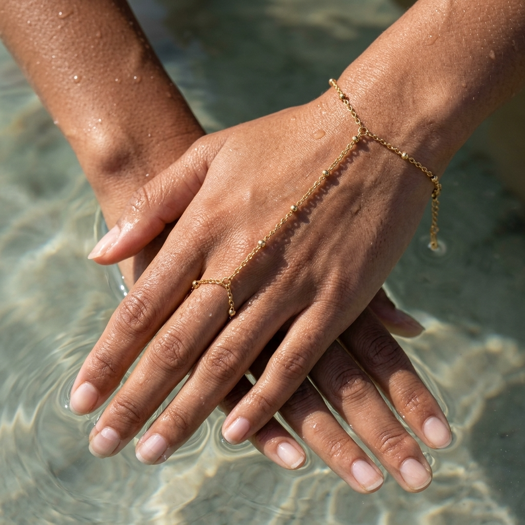 Megan Gold Chain Bracelet
