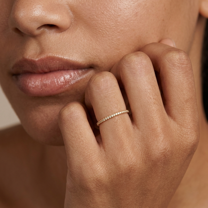 Charlotte Eternity Crystal Ring