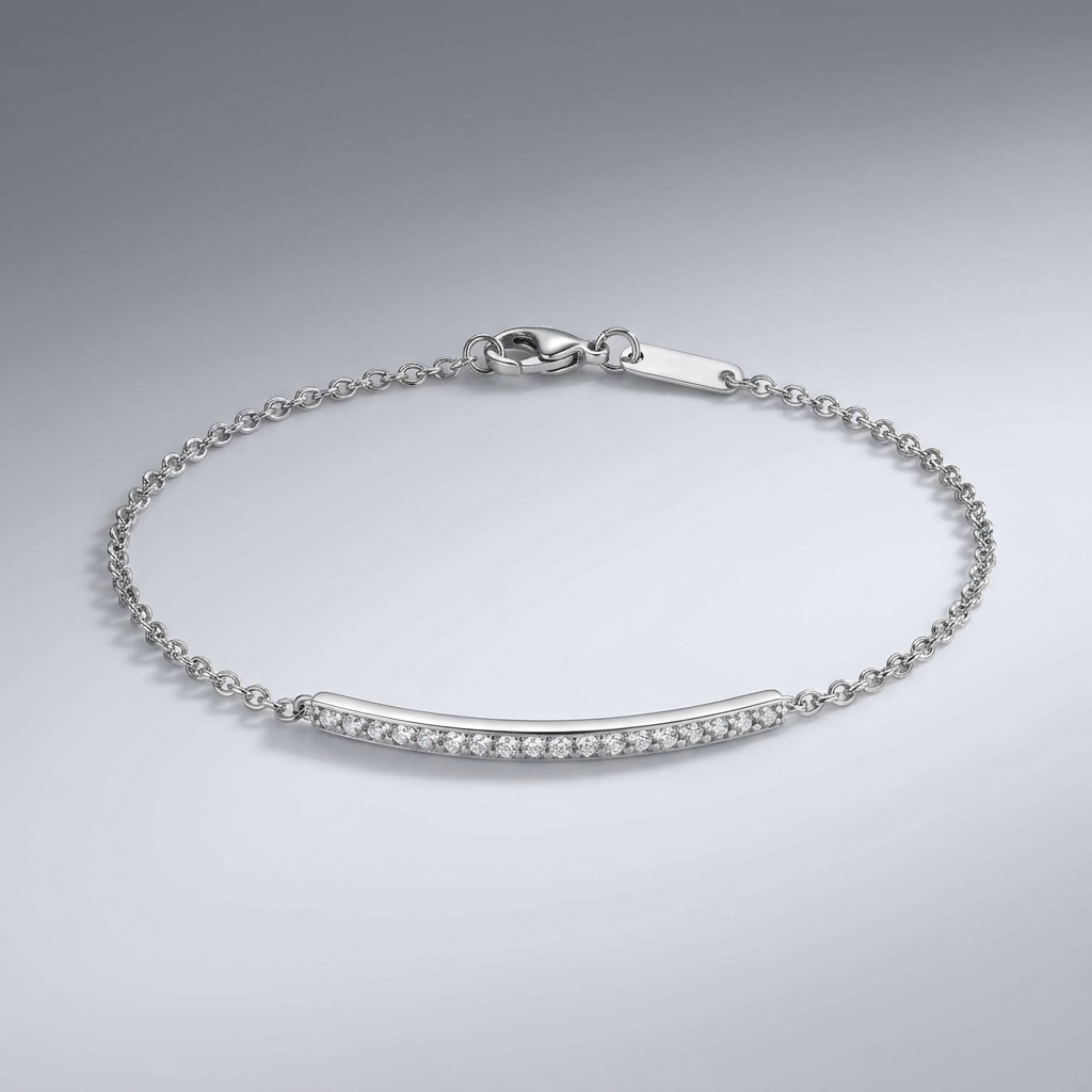 Alexandra Crystal Bar Bracelet