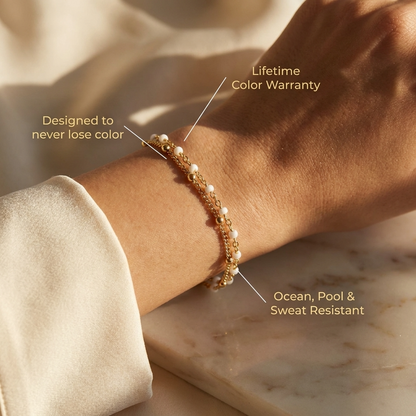 Victoria Double Beaded Bracelet