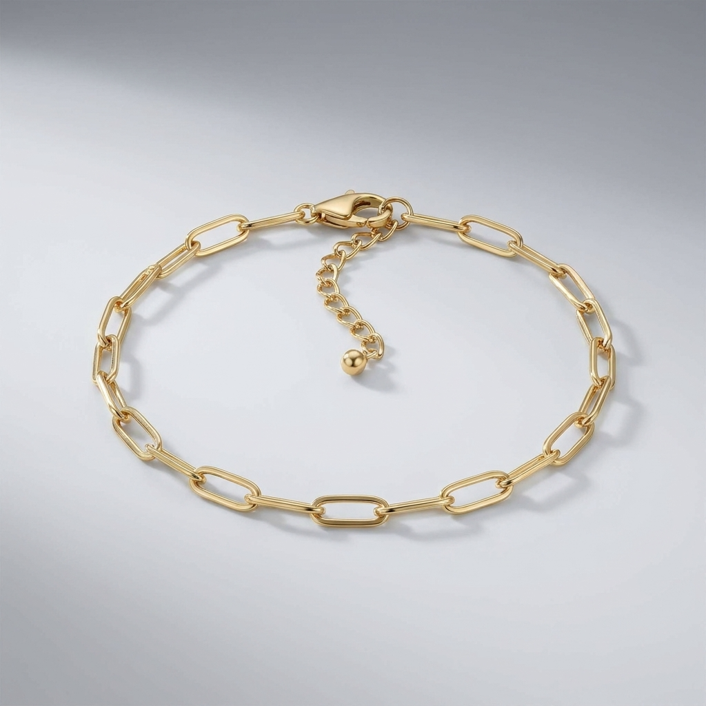 Anne Paperclip Chain Bracelet