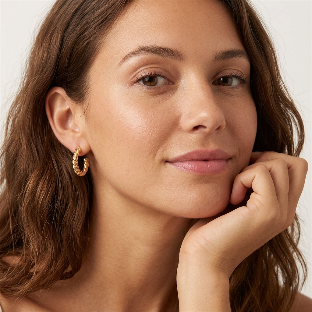 Sophie Twisted Hoop Earrings