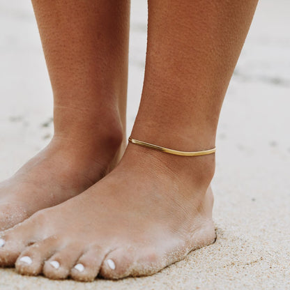 Catherine Twist Gold Anklet