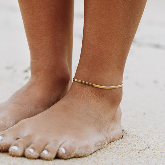 Catherine Twist Gold Anklet