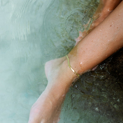 Catherine Twist Gold Anklet