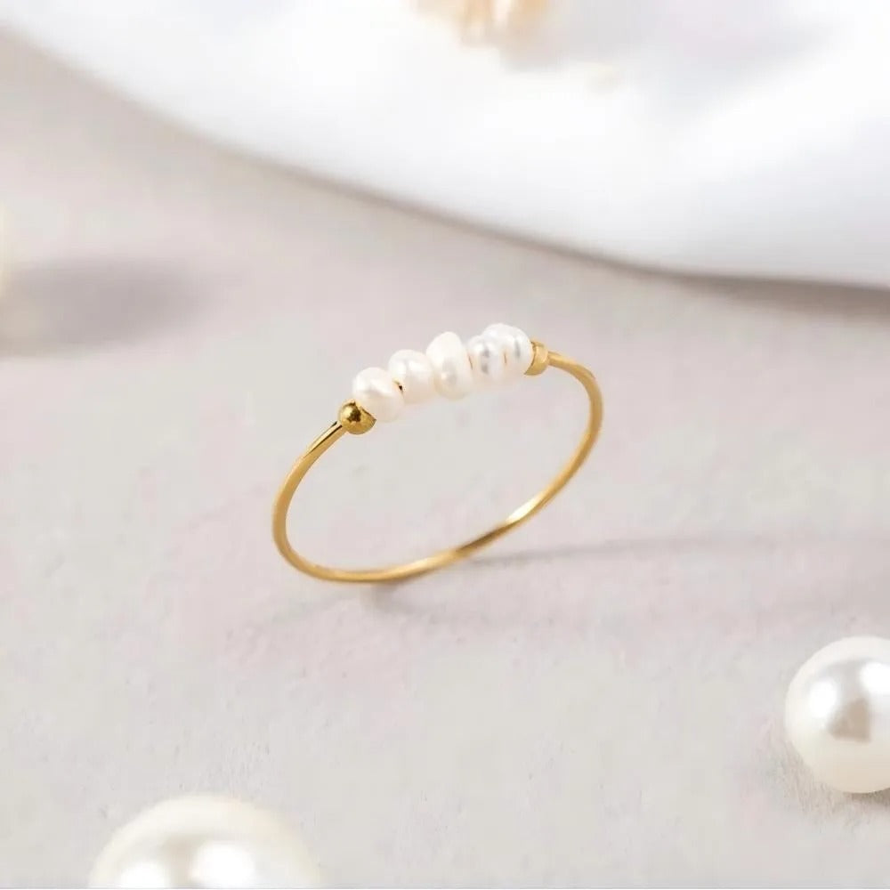 Delicate Mini Pearl Ring