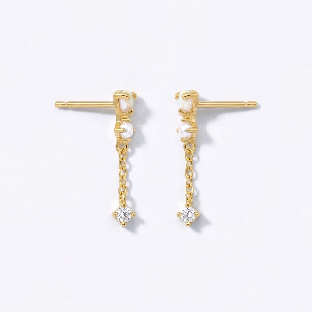 Isabella Opal Earring
