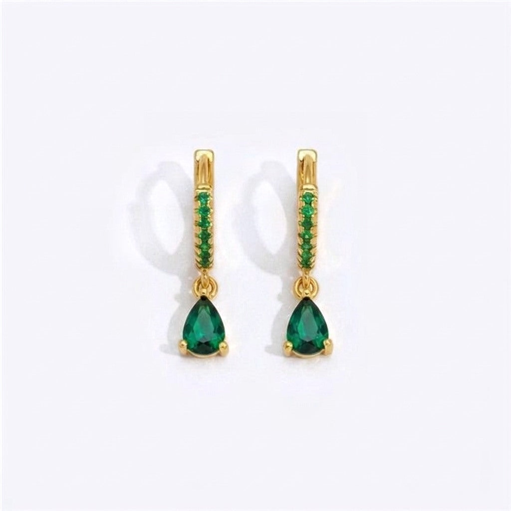 Margaret Emerald Earring