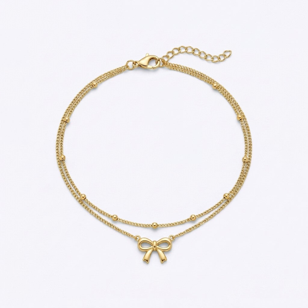 Charlotte Bow Anklet