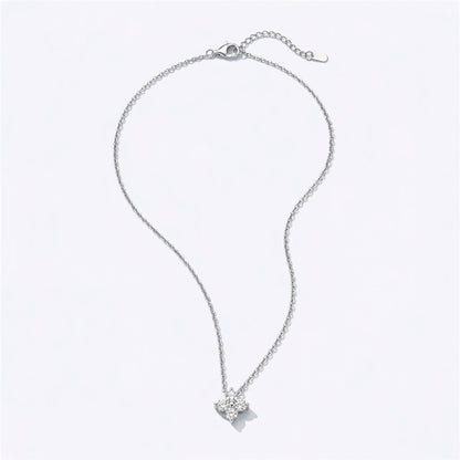 Georgina Crystal Flower Necklace