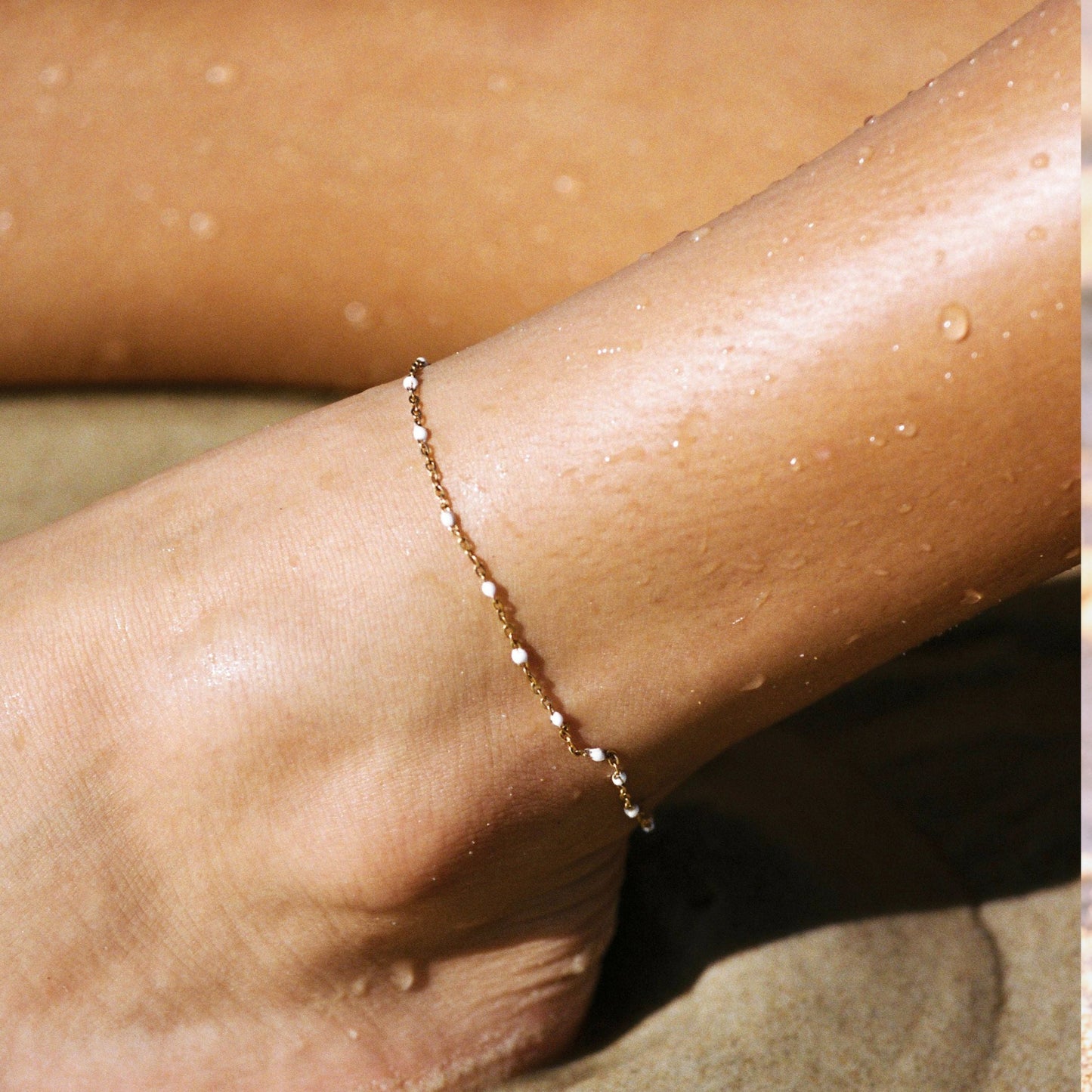 Diana Herringbone Anklet