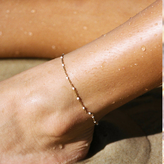 Diana Herringbone Anklet
